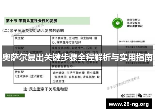 奥萨尔复出关键步骤全程解析与实用指南